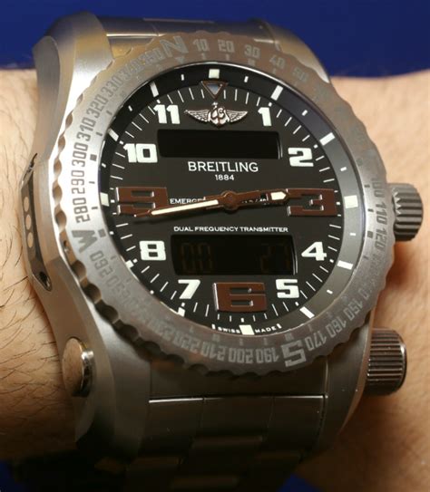 breitling watch with emergency beacon for sale|Breitling emergency 2 night mission.